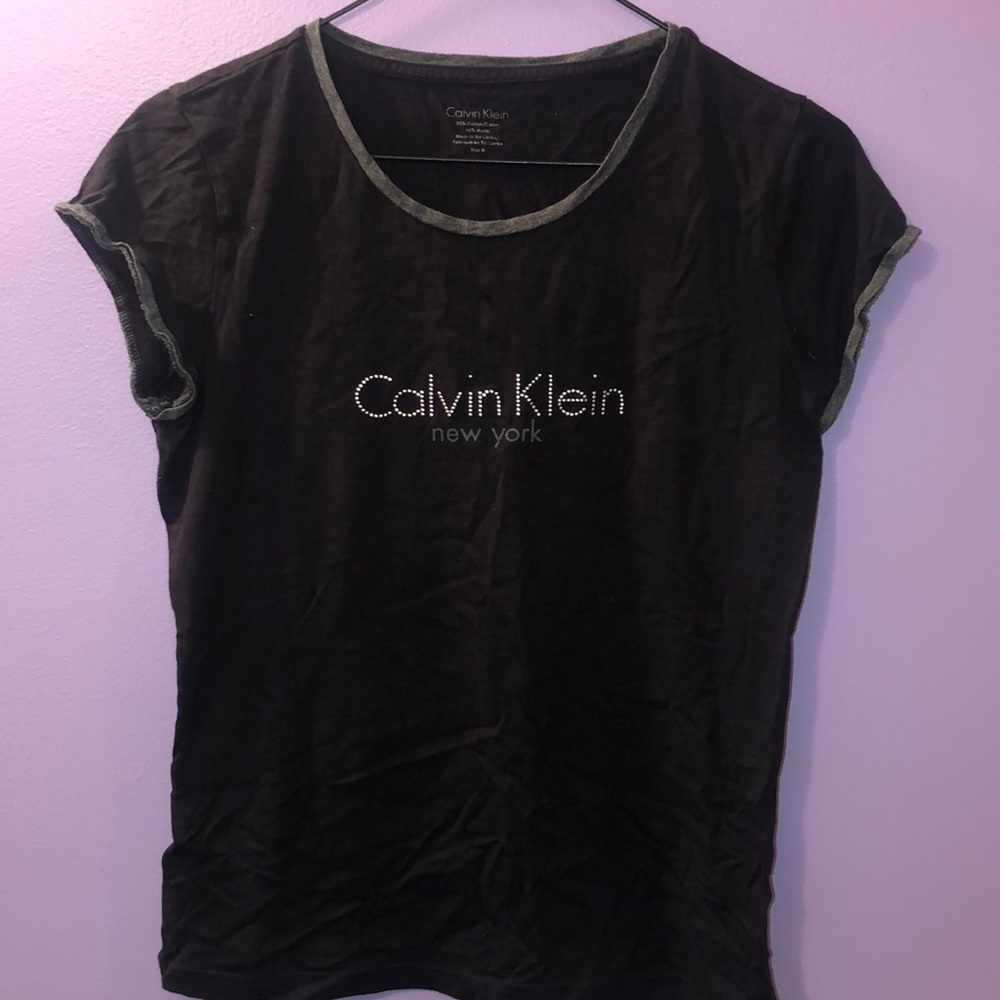 Calvin Klein black tee